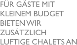 FR GSTE MIT KLEINEM BUDGET